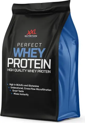 Produktbild von XXL Nutrition - Perfect Whey Protein - Eiweiss Pulver, Beste Qualität 100% reines Konzentrat, Mit EAA & BCAA - 78,5% Proteingehalt - 4000 Gramm - Schokolade - Haselnuss