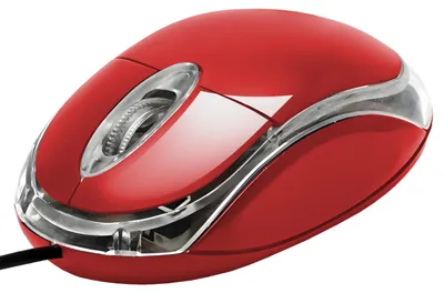 Image de Souris optique filaire, rouge, ambidextre, avec rétroéclairage, résolution 800 DPI