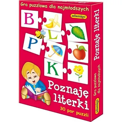 Produktbild von Kwasek, A: Poznaje literki Gra puzzlowa