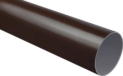 Produktbild von RAINWAY L Fallrohr Sparpaket (12 Meter, braun) - 100mm, PVC-U Kunststoff, für Dachflächen < 100m² empfohlen, Ablauf Rohr Regenrinnen