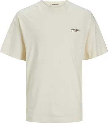 Image de Jack & Jones Mykonos Geo T-shirt manches courtes Beige M Homme Beige M