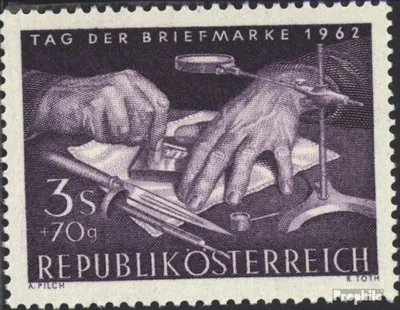 Produktbild von Briefmarken Österreich 1962 Mi 1127 (kompl.Ausg.) postfrisch Tag d.Briefmarke