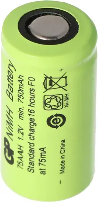 Produktbild von Akku 2/3AA NiMH-Akku ohne Lötfahne, ca. 14x29mm