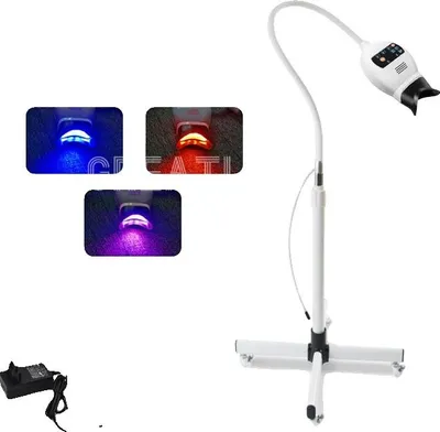 Obrázok produktu pre Lampa na bielenie zubov, technológia LED, nastaviteľný časovač, 3 režimy 220V zástrčka EÚ