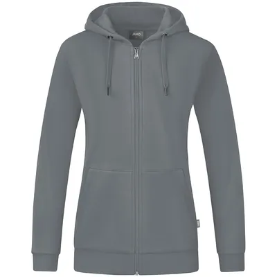 Produktbild von JAKO Damen Kapuzenjacke Organic, Farbe:steingrau, Größe:42