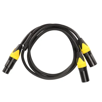 Produktbild von XLR Buchse zu Dual XLR Stecker Kabel,XLR Buchse zu 2 XLR Stecker Kabel,3 Pin XLR Buchse zu Stecker Kabel,XLR Splitter Kabel,XLR Y Splitter Kabel,Balanced Microphone Splitter Kabel