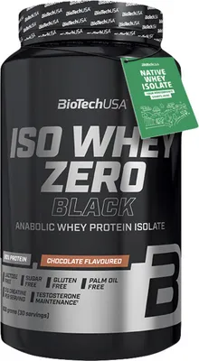 Produktbild von BioTech Iso Whey Zero Black 908g - Chocolate