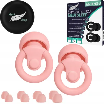 Produktbild von Medi Sleep Ohrstöpsel Stöpsel Größe XS / S / M / L rosa