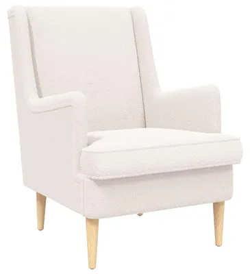 Produktbild von vidaXL Sessel Creme Bouclé