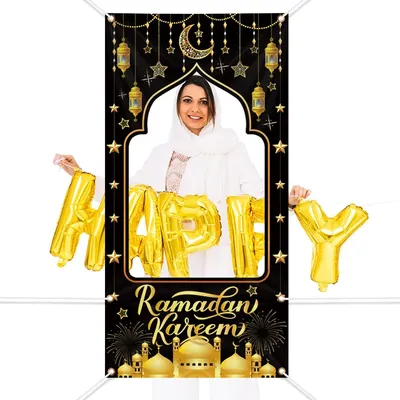 Produktbild von Fotokulisse für Ramadan Kareem 180x90cm Dekoration