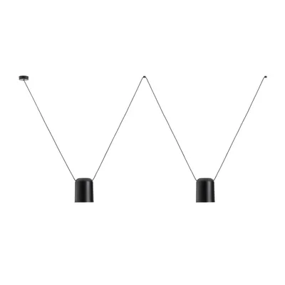 Image de LEDS-C4 Attic 2 X E27 23 noir mat