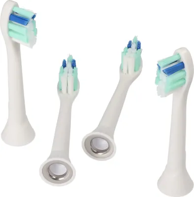 Produktbild von 4 sztuki Zamienna główka szczoteczki Gum Care Cleaning Brush do elektrycznych szczoteczek do zębów Philips, odpowiednia np. do serii Philips HX3 HX6 HX8 HX9
