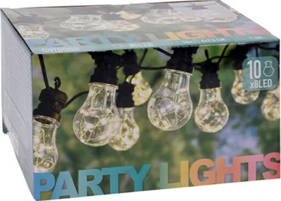 Immagine prodotto di Catena luminosa per esterni, 10 lampadine, 80 LED, IP44, 7,5 m