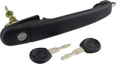 Image de Poignée de porte serrure 2 clés gauche pour VW Sharan Seat Alhambra Ford Galaxy