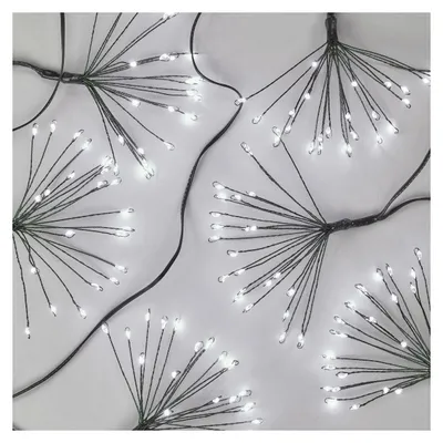 LED-Lichterkette kaltweiß, 8 m, 450 Nano-Lampen, Timer, für Innen