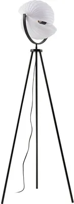 Produktbild von Lucande Stehleuchte Helva, 150 cm, weiß/schwarz, drehbar