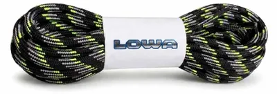 lowa schnuersenkel schwarz grau gelb neon
