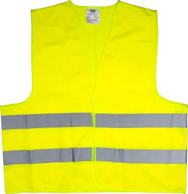 Produktbild von HEYNER® Warnweste 2er Set mit Zertifikat Leuchtend Gelb XL Reflektorweste Atmungsaktiv  &  DIN EN 1150:1999 Universal