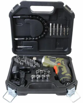 Produktbild von Akku-Schraubendreher Heinner ATE001, 3,6 V, 4 Nm, 42-teiliges Set