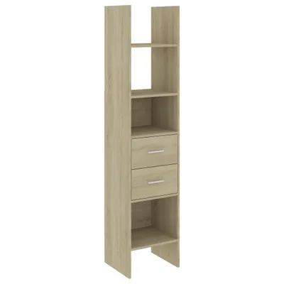 Obrázek produktu pro Knihovna dub sonoma 40 x 35 x 180 cm kompozitní dřevo
