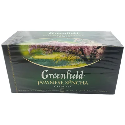 Produktbild von Greenfield Grüntee Japanese Sencha 25 Teebeutel Grüner Tee Green Tea
