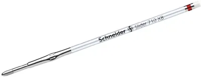 Produktbild von Kugelschreibermine Slider 710 im Format X20 XB rot Packung mit 10 Stück