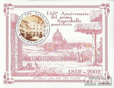 Produktbild von Briefmarken Vatikanstadt 2002 Mi Block23 (kompl.Ausg.) postfrisch Briefmarken