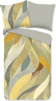 Produktbild von Duvet cover Good Morning 135x200 + 1* 80x80 cm - abstract leaves