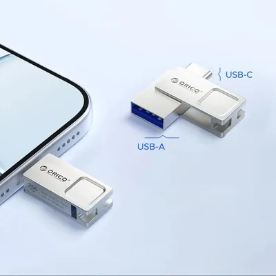 Immagine prodotto di Chiavetta USB USB-A / USB-C, 128 GB, color argento