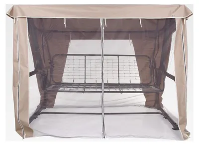 Produktbild von Sonnendach mit Moskitonetz für Hollywoodschaukel Rimini/Venezia 228 x 126 cm