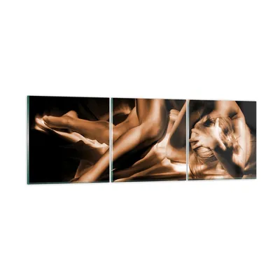 Produktbild von Bilder auf glas - Nackte Frau Akt Modell Photofitness - 150x50cm - Glasbilder - Wandbilder - Kunstdruck - Wanddekoration aus Glas - Glas Bilder - Wandbild auf Glas - GCA150x50-0349