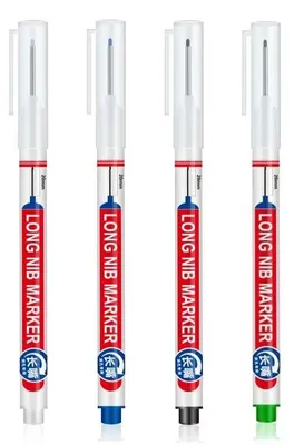 Obrázek produktu pro Sada fixů, voděodolný inkoust, univerzální použití, 4 ks, smíšená barva B