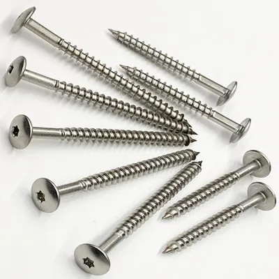 Produktbild von Trespo Flachkopfschrauben VA Edelstahl TX Holzschrauben 9086