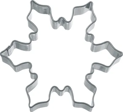 Produktbild von Keksa. Schneeflocke groß Edels. 57 x 66 mm