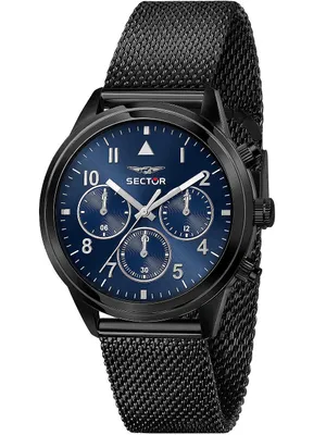 Immagine prodotto di Sector orologio multifunzione da uomo moda in acciaio inox da polso nero USE53540010