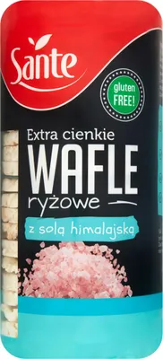 Obrázok produktu pre Sante ryžové oblátky s himalájskou soľou, extra tenké, 110 g
