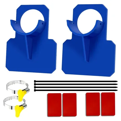 Produktbild von Schwimmbadrohrhalterung für Poolschläuche bis 38mm, Blau