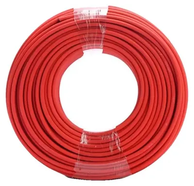 Produktbild von Solarkabel, verzinntes Kupfer, doppelt isoliert, Rot, 10AWG-6mm2, 30m
