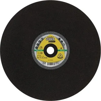 Image de KLINGSPOR Disque à tronçonner A 24 R Special Ø 350 x 4,5 mm droit - 354414