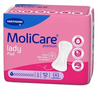 Produktbild von Hartmann MoliCare® Premium lady pad Einlagen 1 Tropfen | Packung (12 Stück)