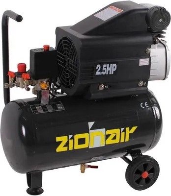 Immagine prodotto di Compressore 2kW-8 bar - Serbatoio 24L Generatore di aria compressa Compressore silenzioso e silenzioso