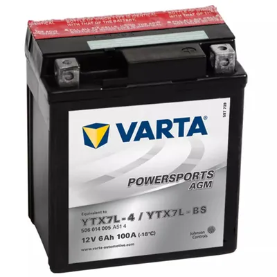 Immagine prodotto di Batteria Varta AGM 12V 6Ah YTX7L-4 / YTX7L-BS