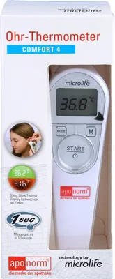 Produktbild von aponorm klinický teplomer Ear Comfort 4, 1 ks