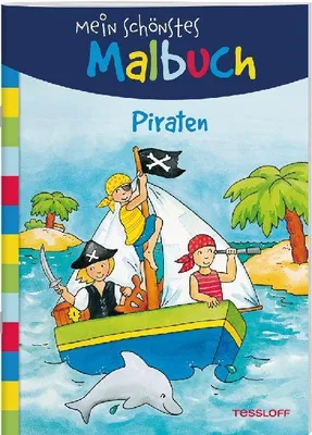 Produktbild von Mein schönstes Malbuch. Piraten. Malen für Kinder ab 5 Jahren