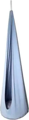 Produktbild von Blauer Schaukelkokon, 180 cm hoch, 60 cm Ø, waschbar, bis 50 kg, für Kinder und Erwachsene