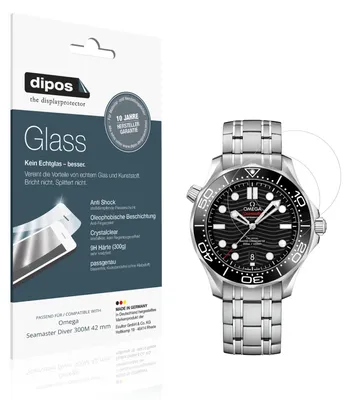 Zdjęcie produktu dla 2x dipos GlassCC Omega Seamaster Diver 300M 42 mm