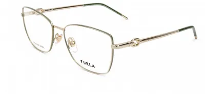 Produktbild von Furla VFU728 Shiny light gold with coloured parts 55/16/140 Damen Brillen