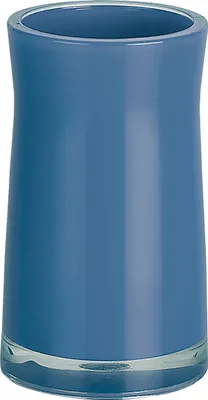 Produktbild von Spirella Zahnputzbecher Zahnbürstenhalter Sydney 7 x 12 cm Blau Denim
