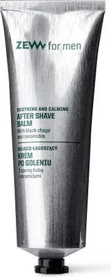 Zdjęcie produktu dla Zew For Men Kojąco-łagodzący krem po goleniu z czarną hubą i ceramidami, 80 ml