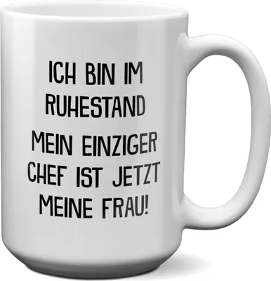 Produktbild von 22Feels XL Tasse Renteneintritt Geschenk Männer Rentner Wichteln Secret Santa Ruhestand Rente Arbeitskollege Abschied Kaffeetasse Herren Geburtstag Weihnachten Geschenkidee Bürotasse